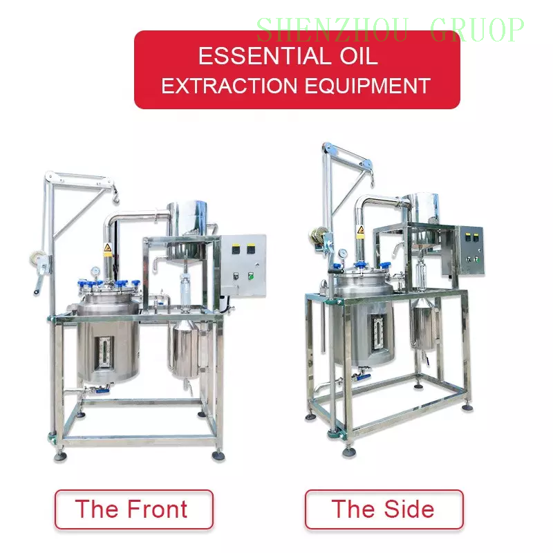 Shenzhou Industrielle Destillationsmaschine zur Extraktion ätherischer Öle aus Rosen-/natürlichen Pflanzen zu verkaufen