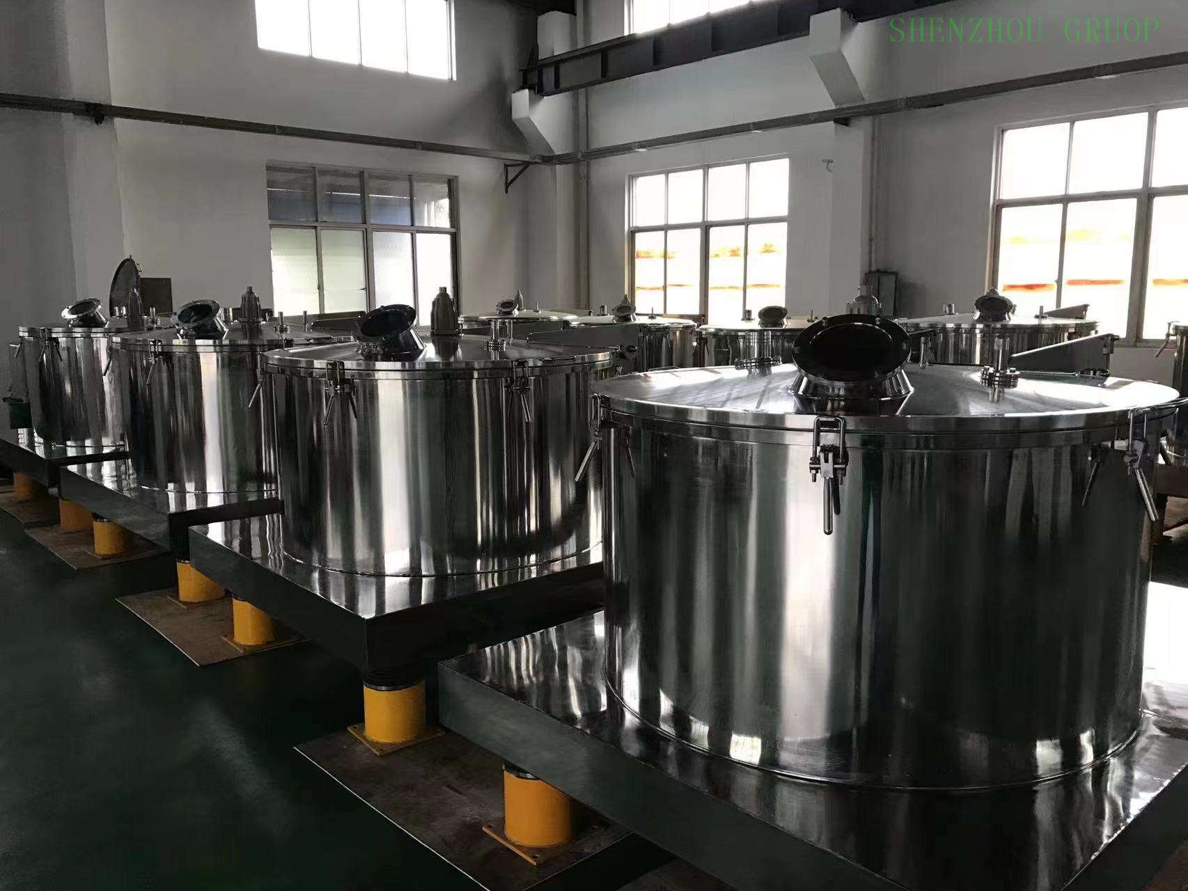 Shenzhou-Korb-Edelstahl-Zentrifugenmaschine zur Öl-Lösungsmittel-Extraktion