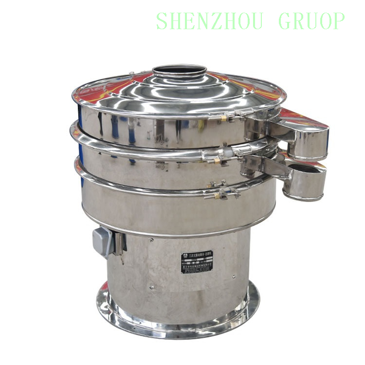 Shenzhou Anpassbare rotierende Vibrationssiebmaschine für Kaffeebohnenpulver in Lebensmittelqualität