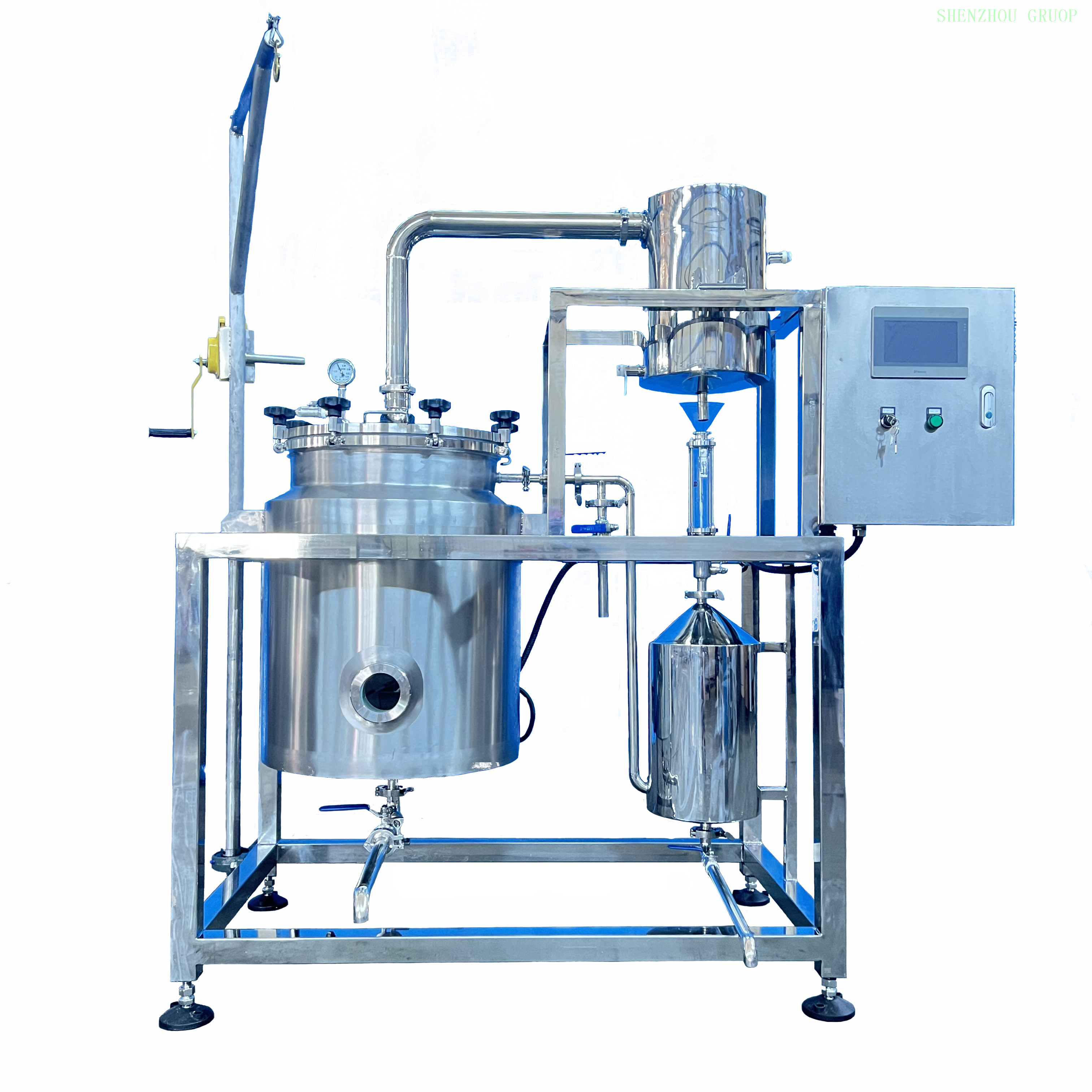100L kleine Zitronengras-Destillationsmaschine zur Extraktion ätherischer Flieder-Iris-Öle